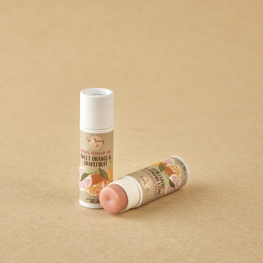 Grapefruit Sweet Orange colored lip balm (Coral pink) 甜橙西柚有色潤唇膏 ( 珊瑚粉紅）